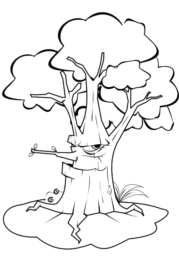 dibujo de un árbol